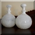 G08. Milk glass bottles. 